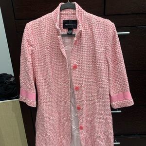 Pink and White tweed jacket